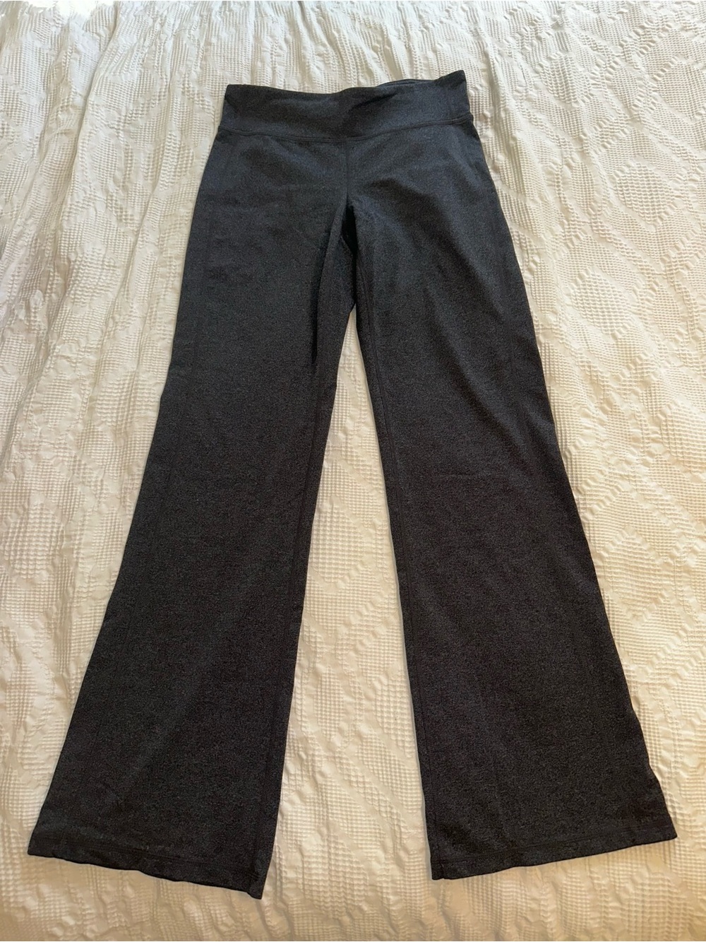 Athleta Kickbooty Wide Leg Yoga Pants Size S ,GREY